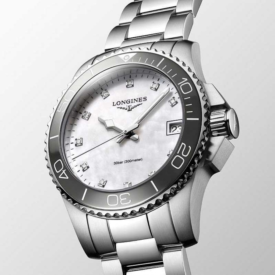 Relojes Longines | Longines Hydroconquest Diamantes 32Mm L3.370.4.87.6