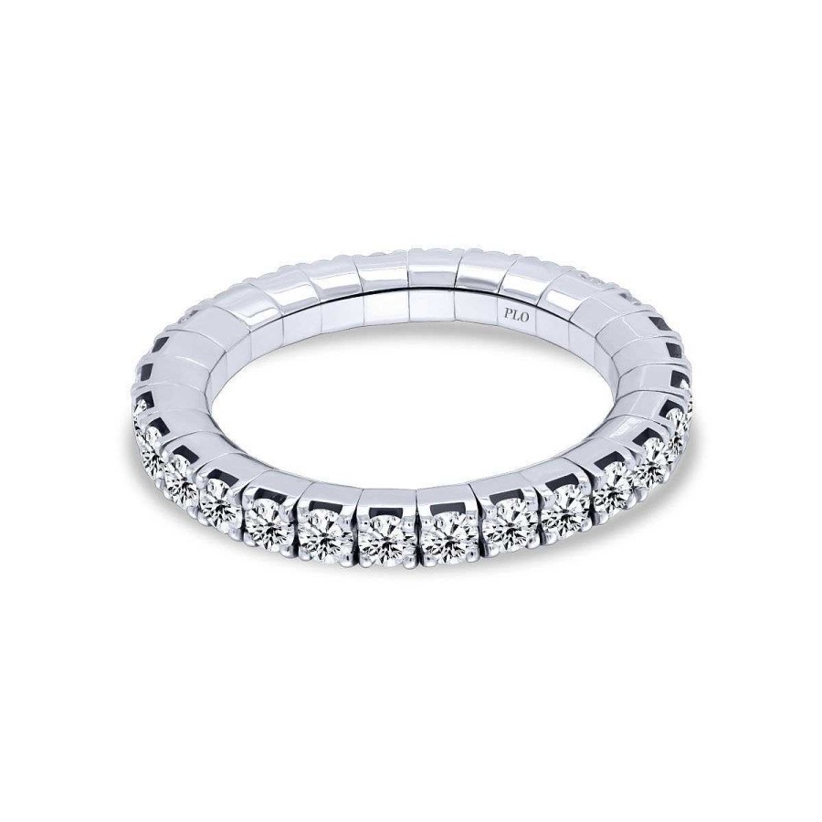 Joyas Pedro Luis Olivares | Anillo El Stico De Oro Blanco Y Diamantes