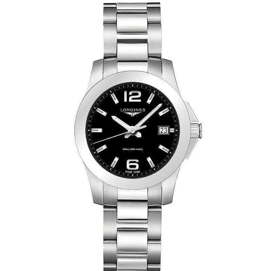 Relojes Longines | Longines Conquest Cuarzo Esfera Negra 34Mm L3.377.4.58.6