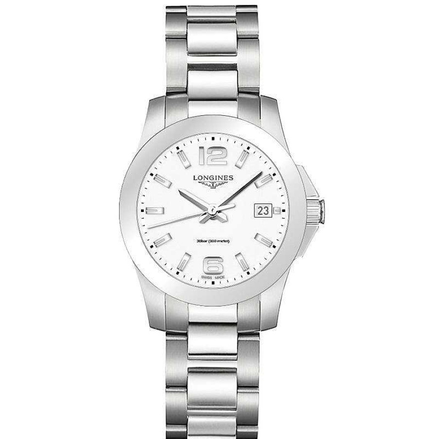 Relojes Longines | Longines Conquest Cuarzo Esfera Blanco 34Mm L3.377.4.16.6