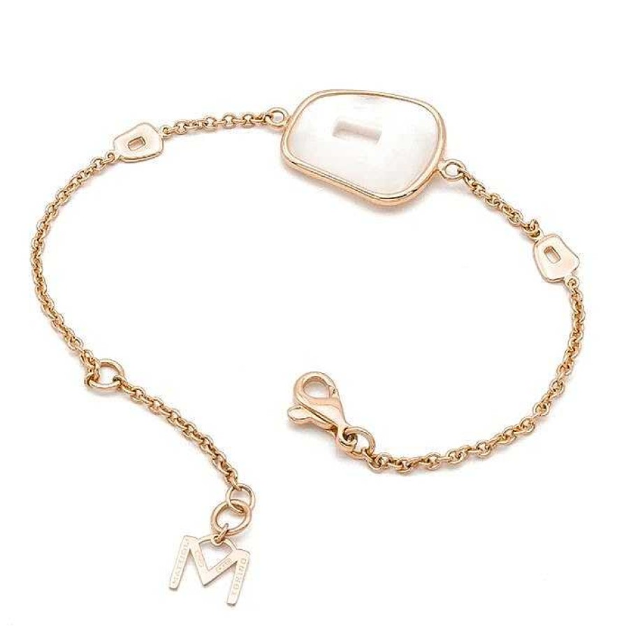 Joyas Pedro Luis Olivares | Pulsera Mattioli Puzzle Collection De N Car Natural Y Oro Rosa