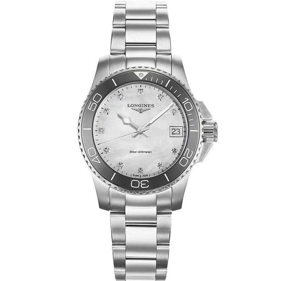 Relojes Longines | Longines Hydroconquest Diamantes 32Mm L3.370.4.87.6