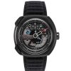 Relojes SevenFriday | Sevenfriday V Series Automatico V3/01 Cuero Negro 44.3 X 49.7Mm